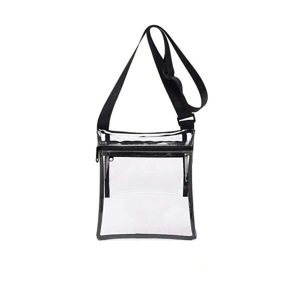 Crossbody Mini Purse Bag Stadium Approved Clear Bag for Work Concert Sports - Picture 6 of 6